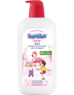 BAMBINO Żel pod prysznic 3w1 FLAMING, 1000 ml