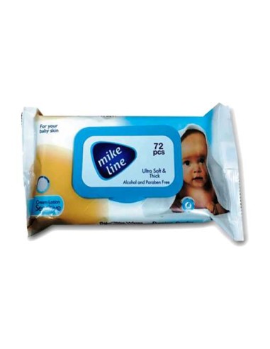 POEZJA MIKE LINE BABY Chusteczki nawilżane dla dzieci SENSITIVE, 72 szt