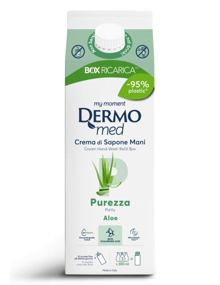 DERMOMED Mydło w płynie ALOES, 900 ml karton