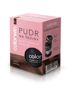 COLORWIN RETOUCH Puder do retuszowania siwizny BRĄZ, 3,2 g