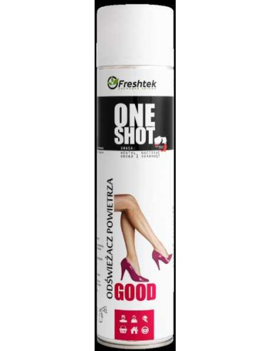 FRESHTEK ONE SHOT Odświeżacz powietrza w sprayu GOOD, 600 ml