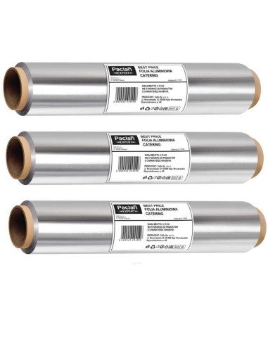 PACLAN EXPERT Folia aluminiowa MOCNA 0,75 kg, pakiet 3 szt