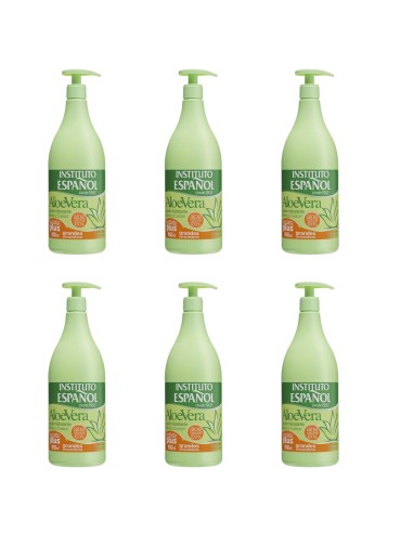 INSTITUTO ESPANOL ALOE VERA Rodzinne opakowanie balsamu do ciała ALOES, 950 ml, pakiet 6 szt.