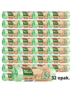 PACLAN FOR NATURE worki na odpady BIO 12 litrów x 15 sztuk, pakiet 32 op.