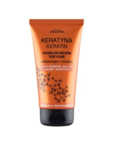 JOANNA KERATYNA Maska do włosów ODBUDOWUJĄCA, 150 g