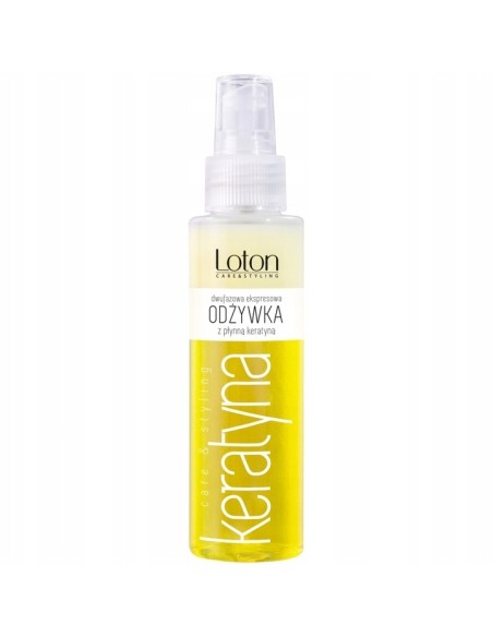 LOTON LIQUID Odżywka do włosów w sprayu KERATYNA, 125 ml