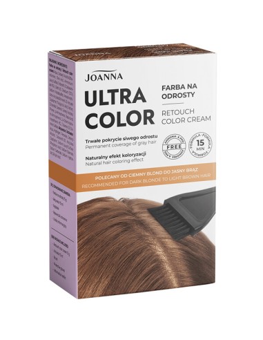JOANNA ULTRA COLOR Farba na odrosty JASNY BRĄZ, 1 op