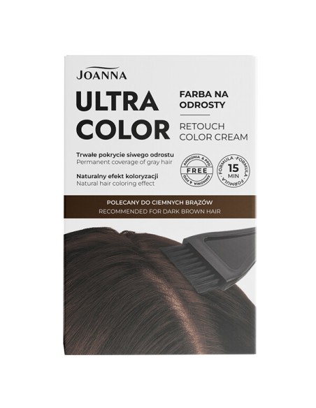 JOANNA ULTRA COLOR Farba na odrosty CIEMNY BRĄZ, 1 op