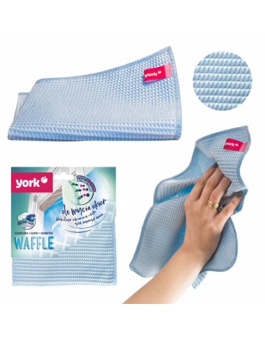 YORK Ściereczka z mikrofibry do okoien WAFFLE, 1 szt