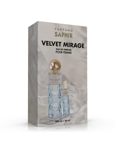 SAPHIR WOMEN Woda perfumowana VELVET MIRAGE, zestaw edp 200 ml + 30 ml