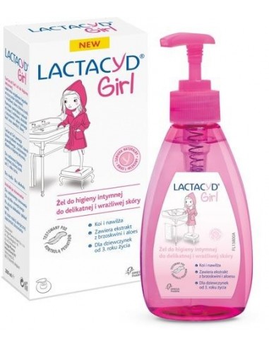 LACTACYD Girl Żel do higieny intymnej, do delikatnej i wrażliwej skóry, 200 ml