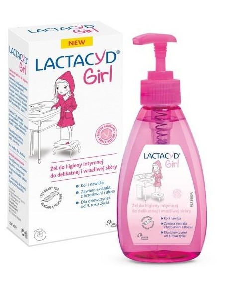 LACTACYD Girl Żel do higieny intymnej, do delikatnej i wrażliwej skóry, 200 ml