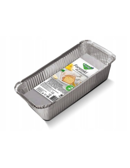 FORTE+ Foremki do pieczenia aluminiowe, 2 szt