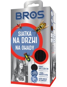 BROS - siatka na drzwi, wymiar: 140x220cm