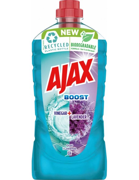 AJAX BOOST Płyn uniwersalny OCET + LAWENDA, 1 L
