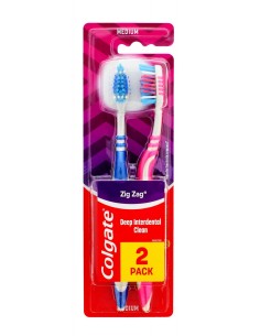 COLGATE ZIG ZAG Szczoteczka do zębów MEDIUM, 1 szt
