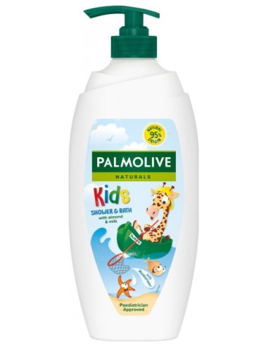 PALMOLIVE NATURALS KIDS Żel pod prysznic i płyn do kąpieli dla dzieci Z MLECZKIEM MIGDAŁOWYM, 750 ml