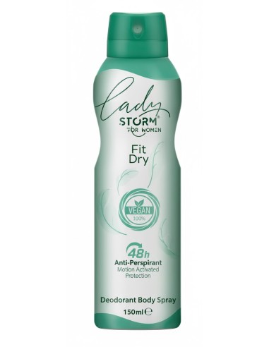 STORM WOMEN Antyperspirant w sprayu FIT DRY, 150 ml