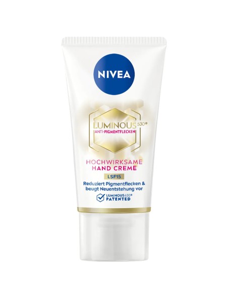 NIVEA Krem do rąk przeciw przebarwieniom LUMINOUS, 50 ml