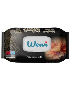 WEWI Chusteczki nawilżane 120 szt FLOWER, 1 op