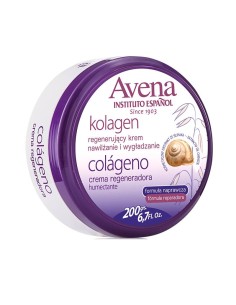 INSTITUTO ESPANOL KOLAGEN Regenerujący krem do ciała i rąk z ekstraktem ze śluzu ślimaka, 200 ml