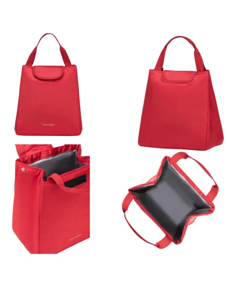 Torba termoizolacyjna czerwona WITTCHEN na lunch, śniadanie, 1 szt