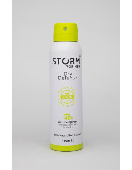 STORM MEN Antyperspirant w sprayu DRY DEFENSE, 150 ml