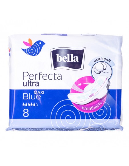 BELLA PERFECTA ULTRA MAXI BLUE PODPASKI 8SZT