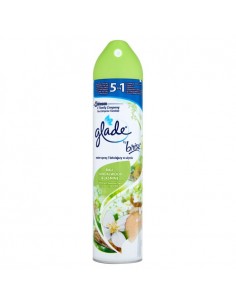 GLADE BY BRISE 5IN1 DRZEWO SANDAŁOWE Z BALI I JAŚMIN ODŚWIEŻACZ POWIETRZA W AEROZOLU 300 ML