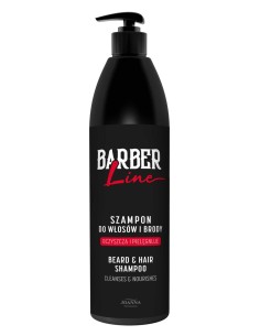 JOANNA PROFESSIONAL Szampon do włosów  i brody BARBER, 1 l
