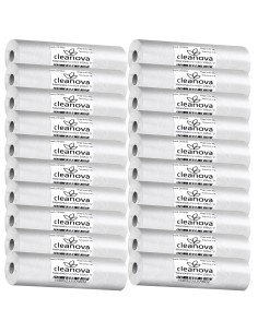 CLEANOVA Reklamówki na rolce  100 szt 43x35cm, pakiet 20 rolki