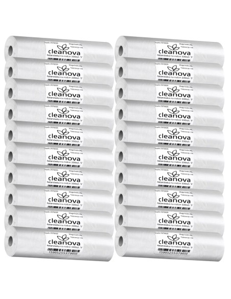 CLEANOVA Reklamówki na rolce  100 szt 43x35cm, pakiet 20 rolki