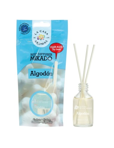 LA CASA DE LOS AROMAS Patyczki zapachowe BAWEŁNA, 30 ml folia