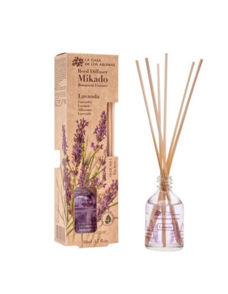 LA CASA DE LOS AROMAS BOTANIC Patyczki zapachowe LAWENDA, 50 ml