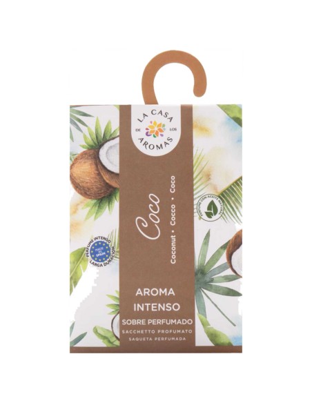 LA CASA DE LOS AROMAS INTENSO Saszetka zapachowa KOKOS, 100 ml