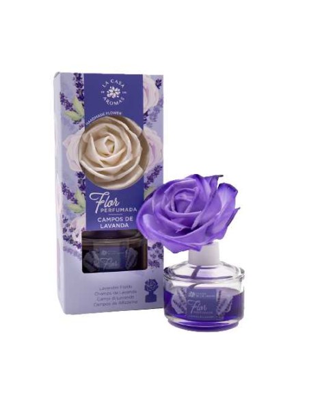 LA CASA DE LOS AROMAS FLOR PERFUMADA Dyfuzor zapachowy w formie kwiata LAWENDA, 65 ml