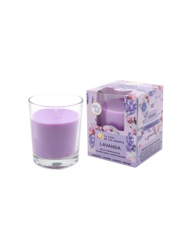 LA CALA CASA DE LOS AROMAS Świeca zapachowa LAWENDA, 140 g
