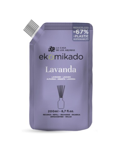 LA CASA DE LOS AROMAS Olejek zapachowy Zapas folia LAWENDA, 200 ml