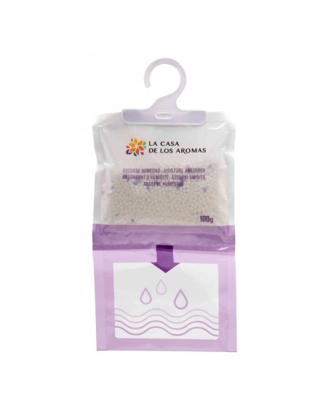 LA CASA DE LOS AROMAS Pochłaniacz wilgoci LAWENDA, 100 g