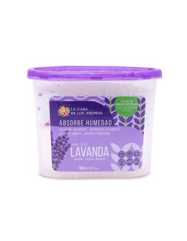 LA CASA DE LOS AROMAS Pochłaniacz wilgoci LAWENDA, 700ml pudełko