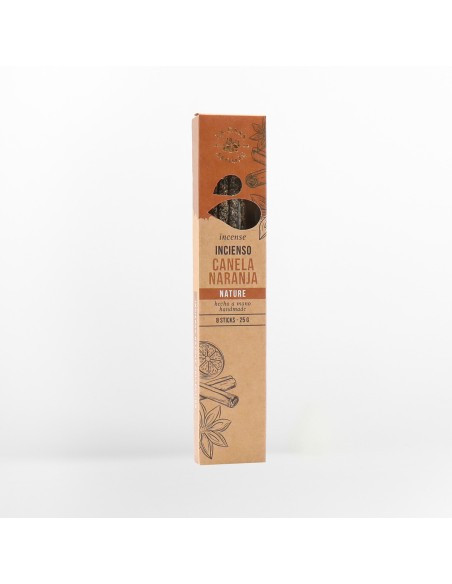 LA CASA DE LOS AROMAS NATURE Kadzidła zapachowe 8 szt CANELA NARANJA, 1 op