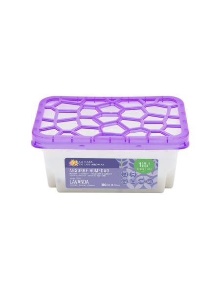 LA CASA DE LOS AROMAS Pochłaniacz wilgoci LAWENDA, 300 ml pudełko