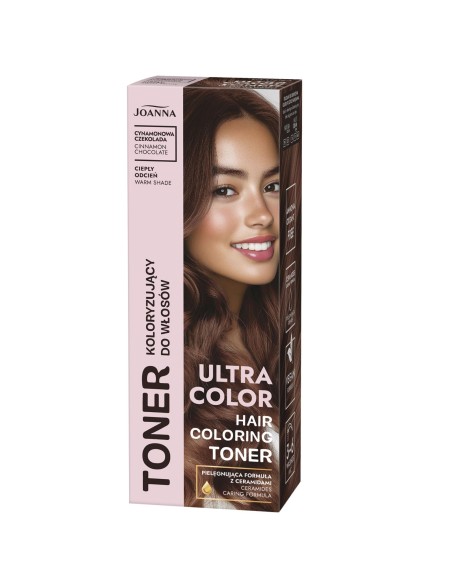 JOANNA Toner do włosów CINNAMON CHOCOLATE, 100 ml