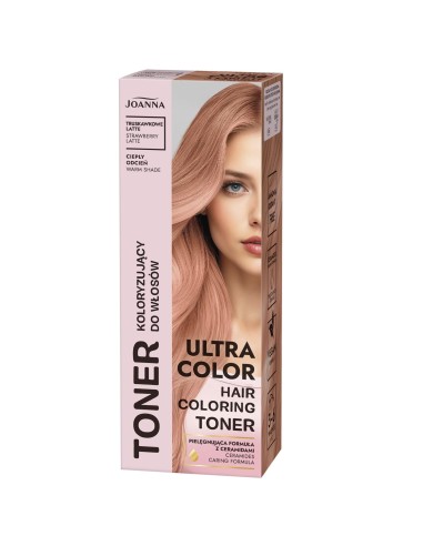 JOANNA Toner do włosów STRAWBERRY LATTE, 100 ml
