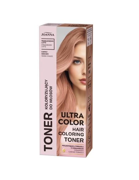 JOANNA Toner do włosów STRAWBERRY LATTE, 100 ml