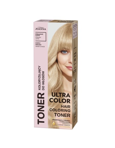 JOANNA Toner do włosów CREAMY LATTE, 100 ml