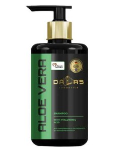 DALAS Szampon do włosów zniszczonych i osłabionych ALOE VERA, 970 ml z pompką