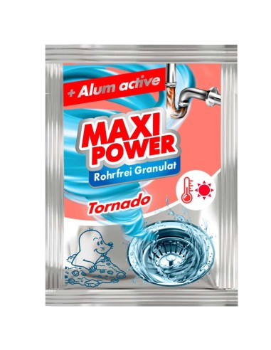 Maxi Power Tornado Granulat do czyszczenia rur do ciepłej wody 80 g