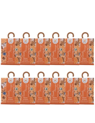 LA CASA DE LOS AROMAS INTENSO Saszetka zapachowa CYNAMON- POMARAŃCZE, PAKIET 12 x 100 ml