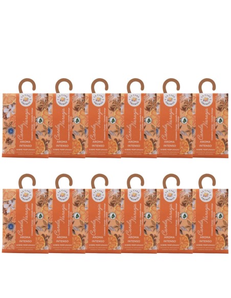 LA CASA DE LOS AROMAS INTENSO Saszetka zapachowa CYNAMON- POMARAŃCZE, PAKIET 12 x 100 ml